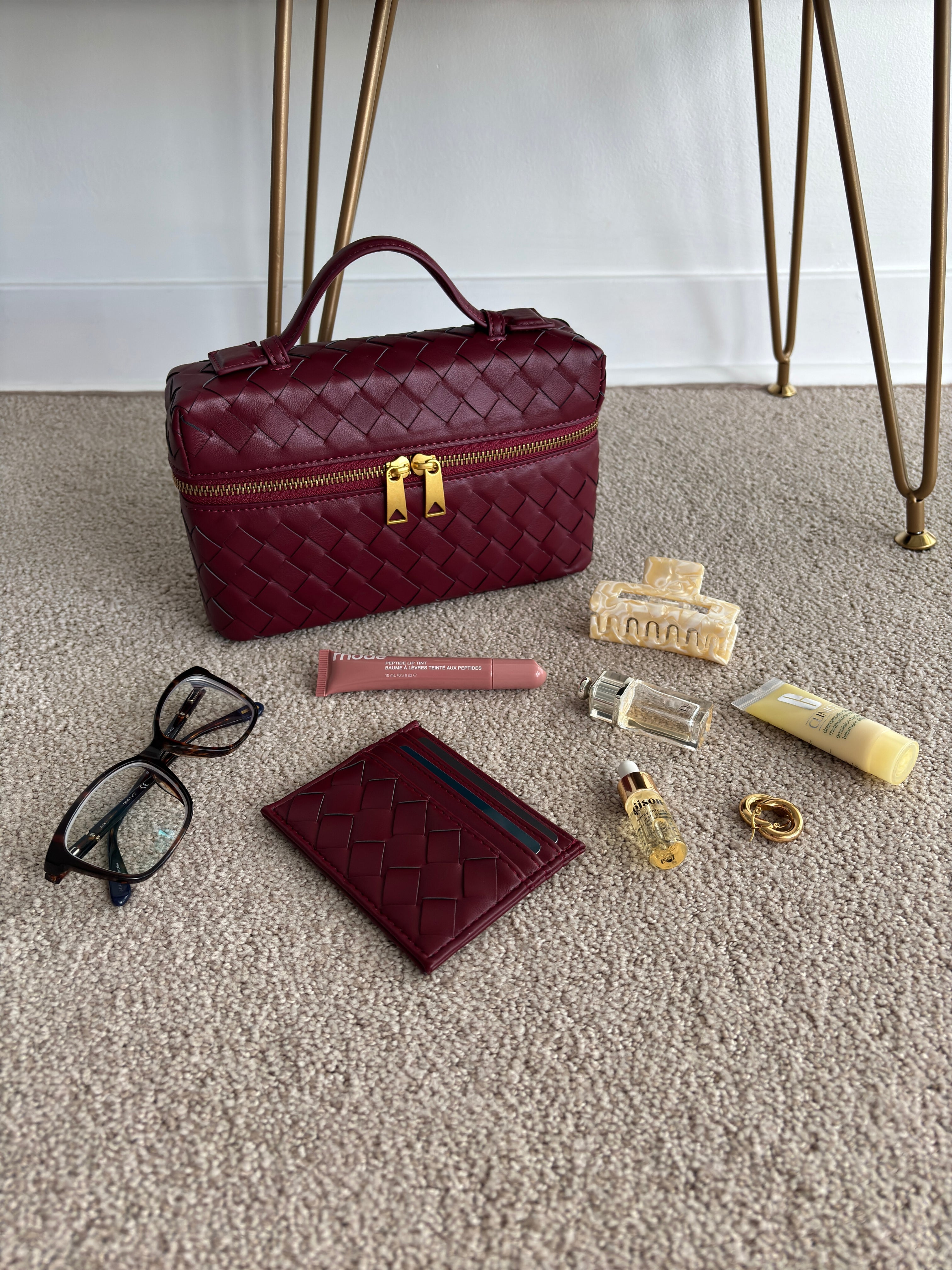 Alessandra™ | Borsa Woven Strutturata Lucida