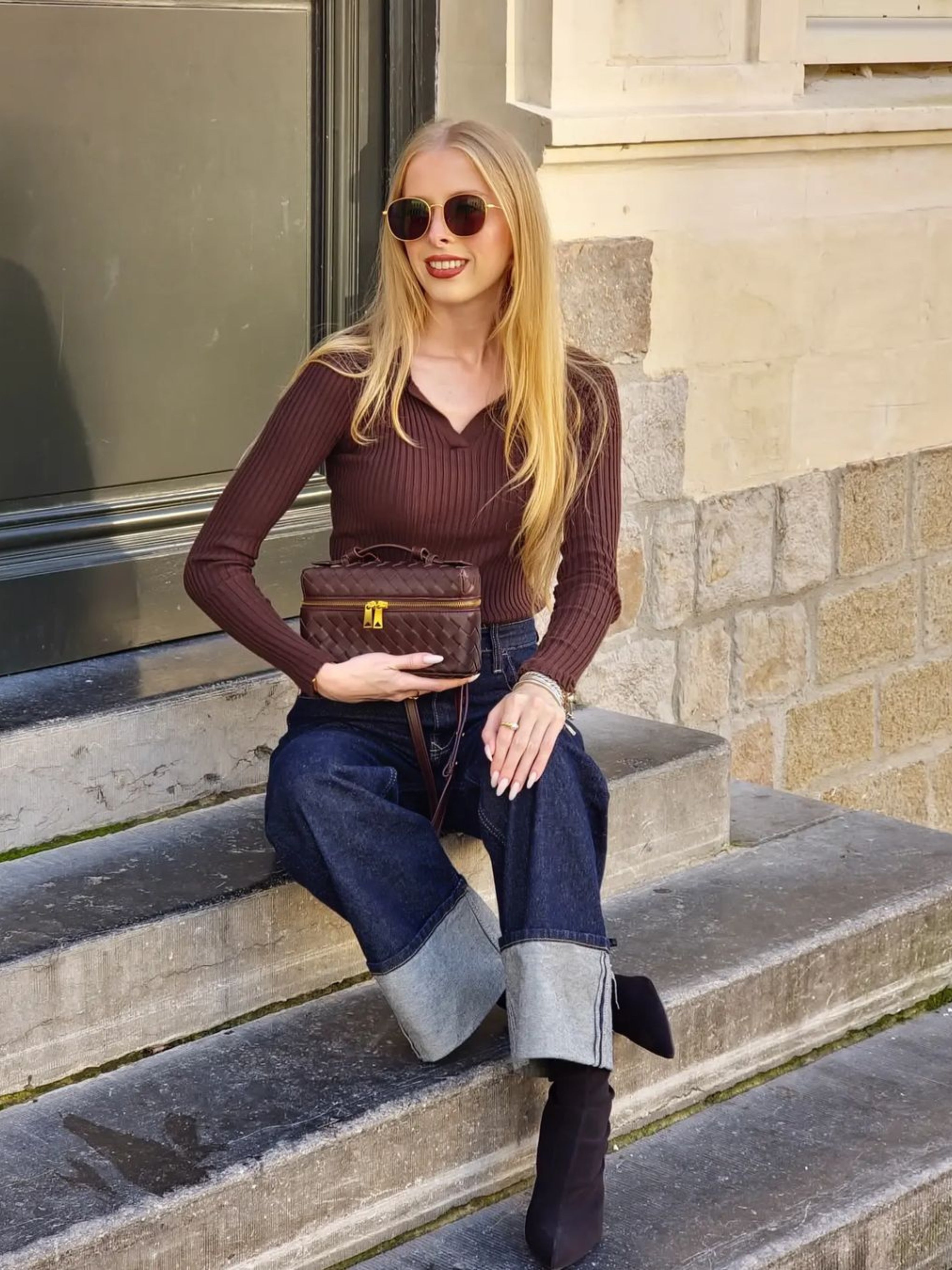 Alessandra™ | Borsa Woven Strutturata Lucida
