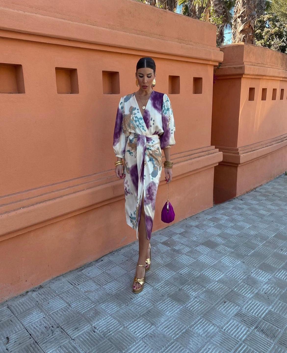 Elena | Abito Elegante con Scollo a V