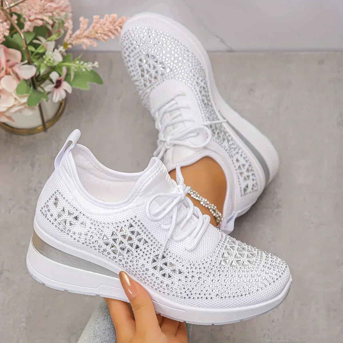 Giada | Sneakers Eleganti Brillanti