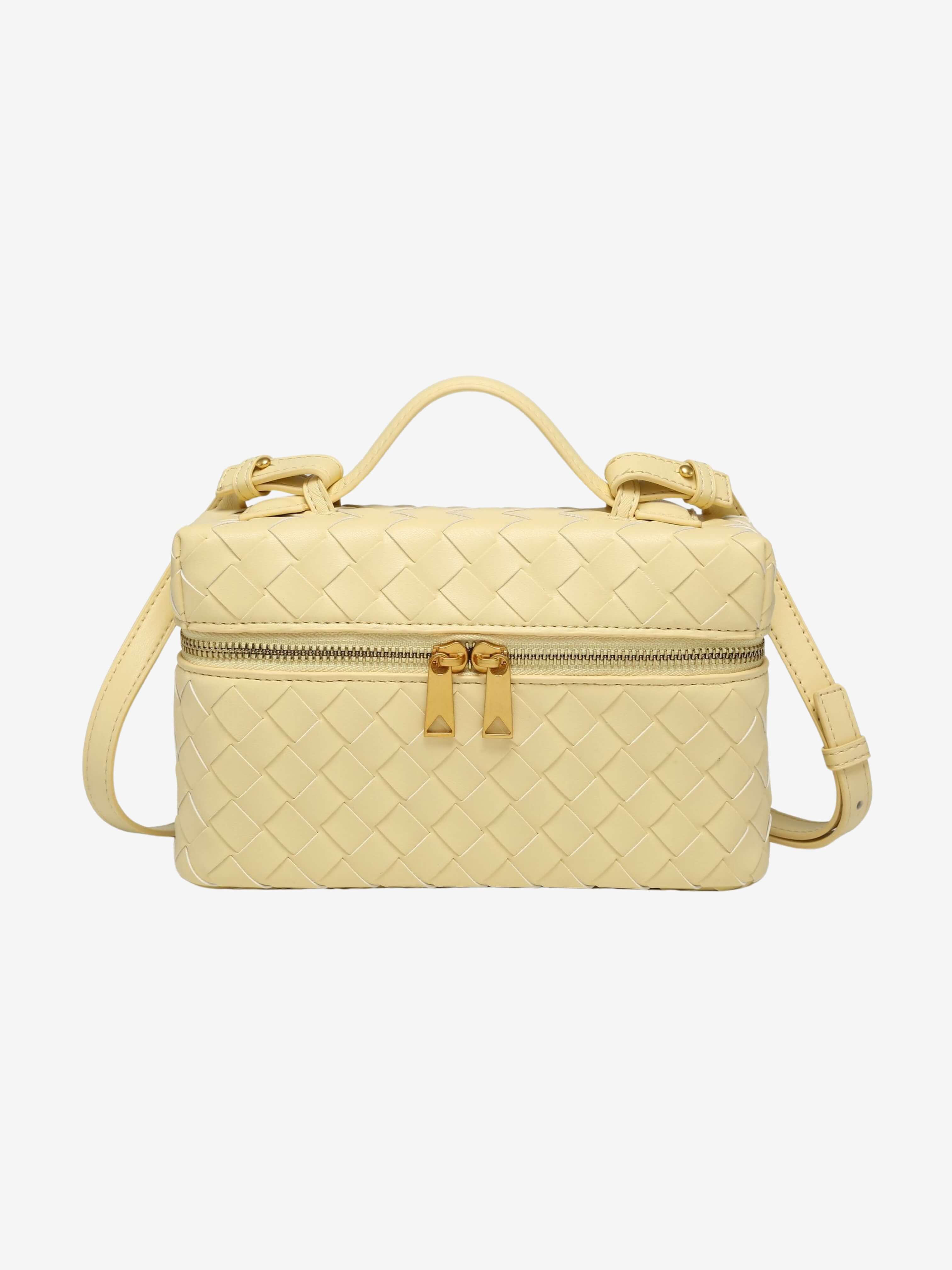 Alessandra™ | Borsa Woven Strutturata Lucida