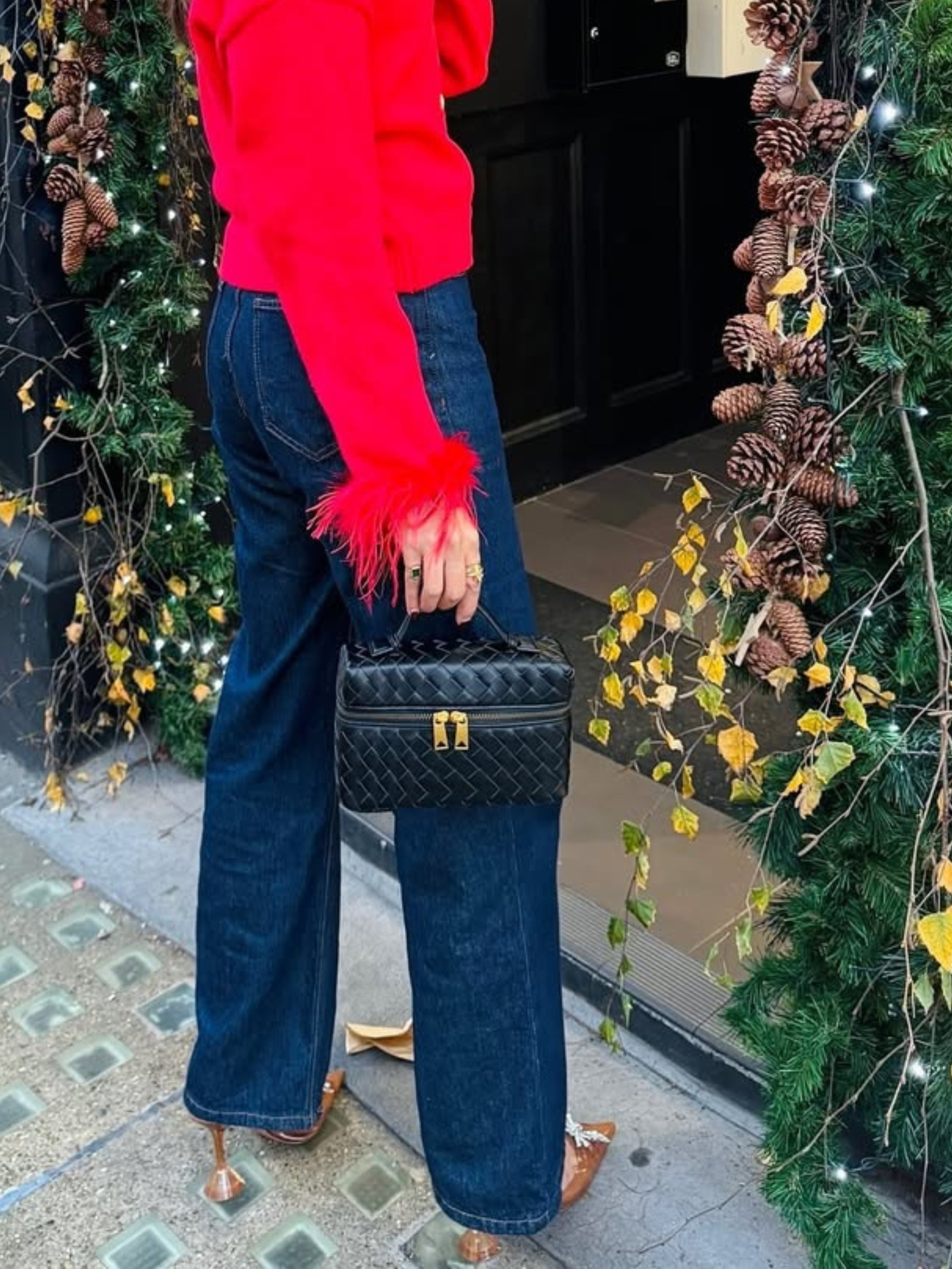 Alessandra™ | Borsa Woven Strutturata Lucida