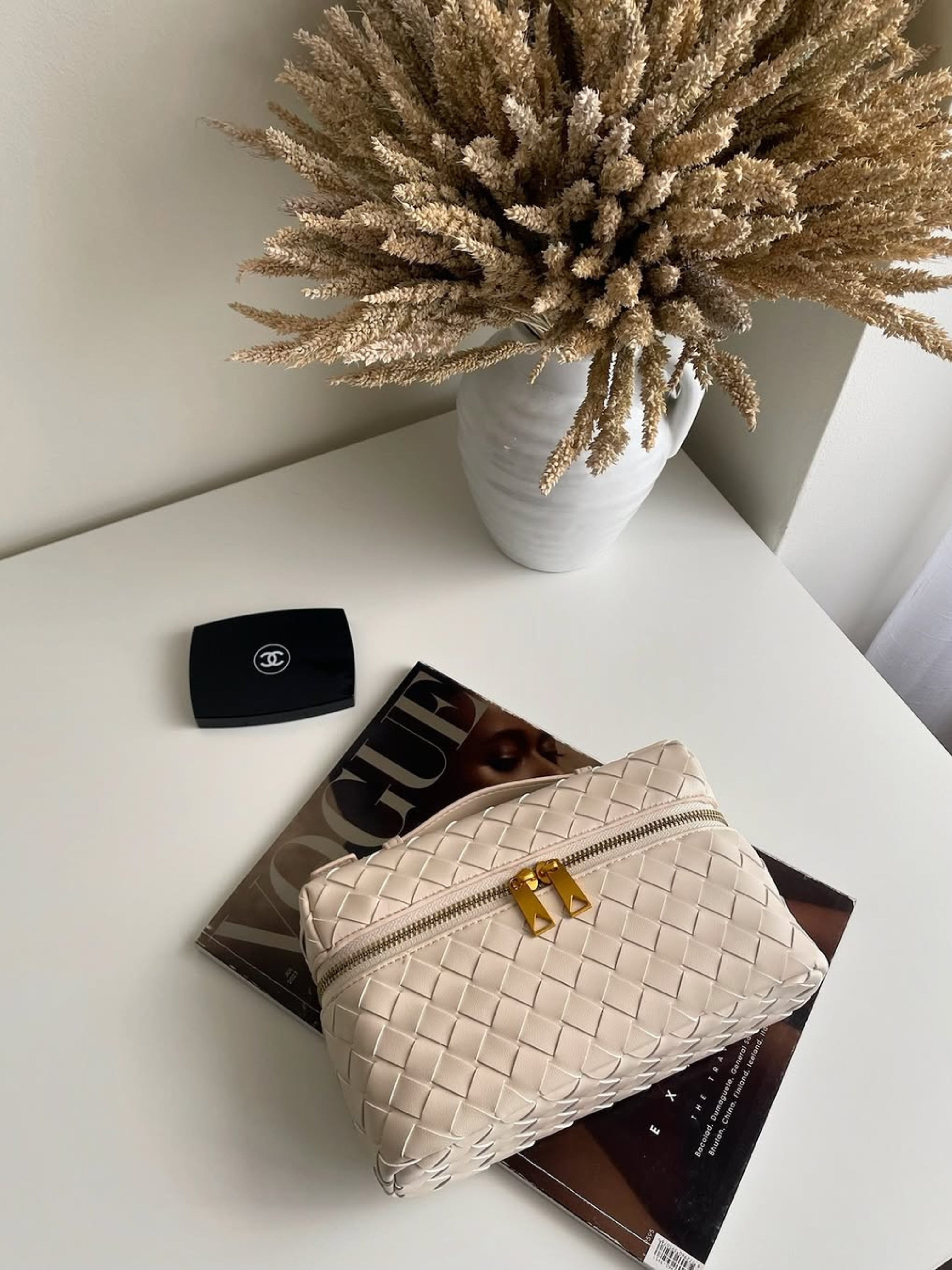 Alessandra™ | Borsa Woven Strutturata Lucida