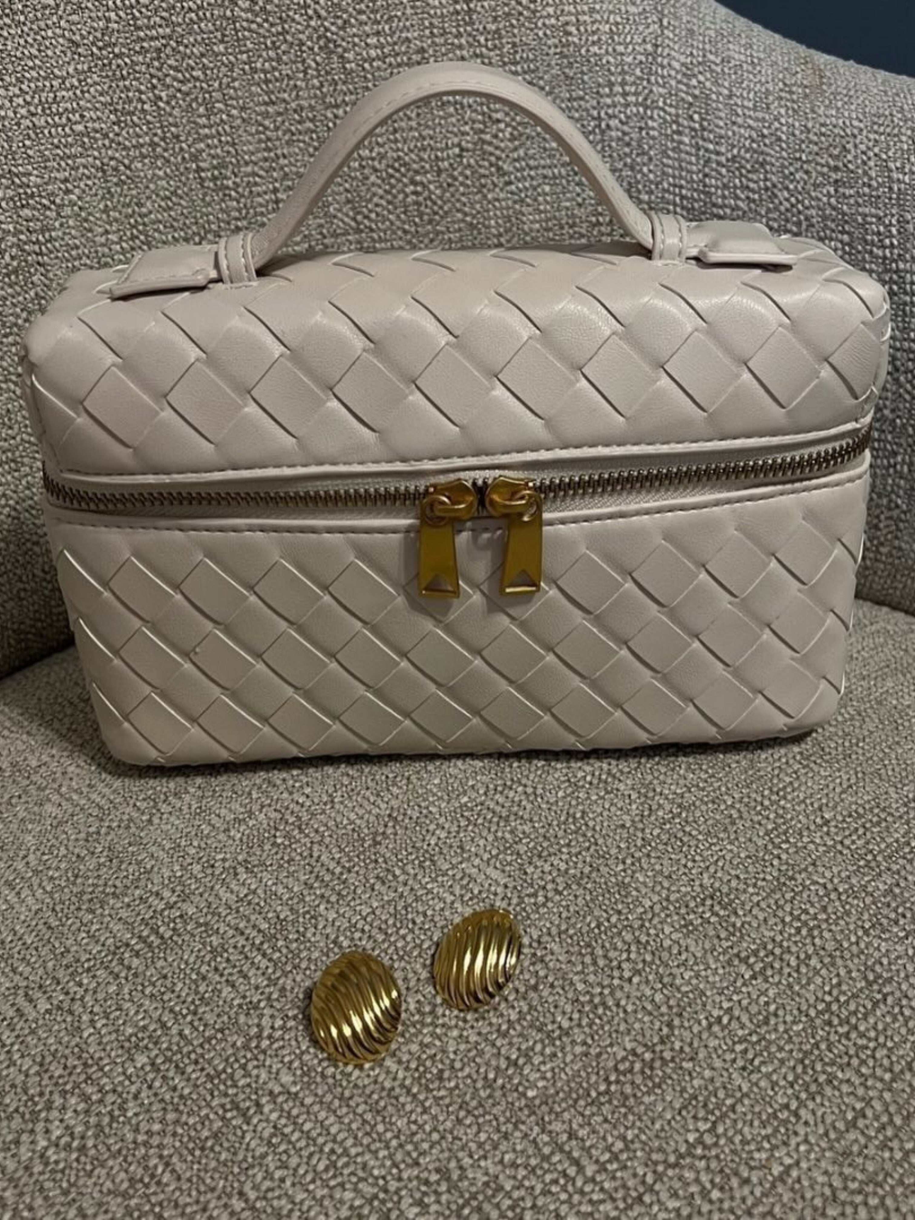 Alessandra™ | Borsa Woven Strutturata Lucida