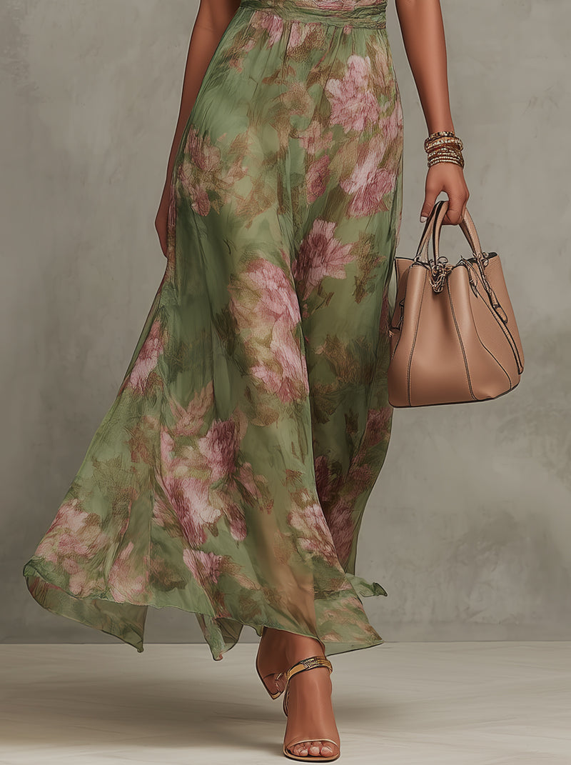 Alessia | Abito Floreale Elegante