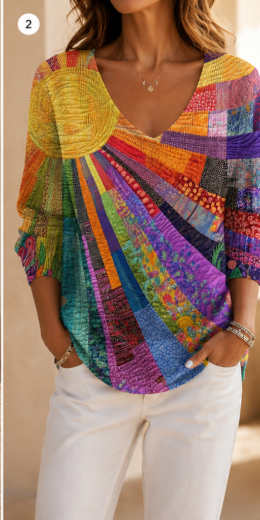Camilla | Maglia Artistica Multicolore