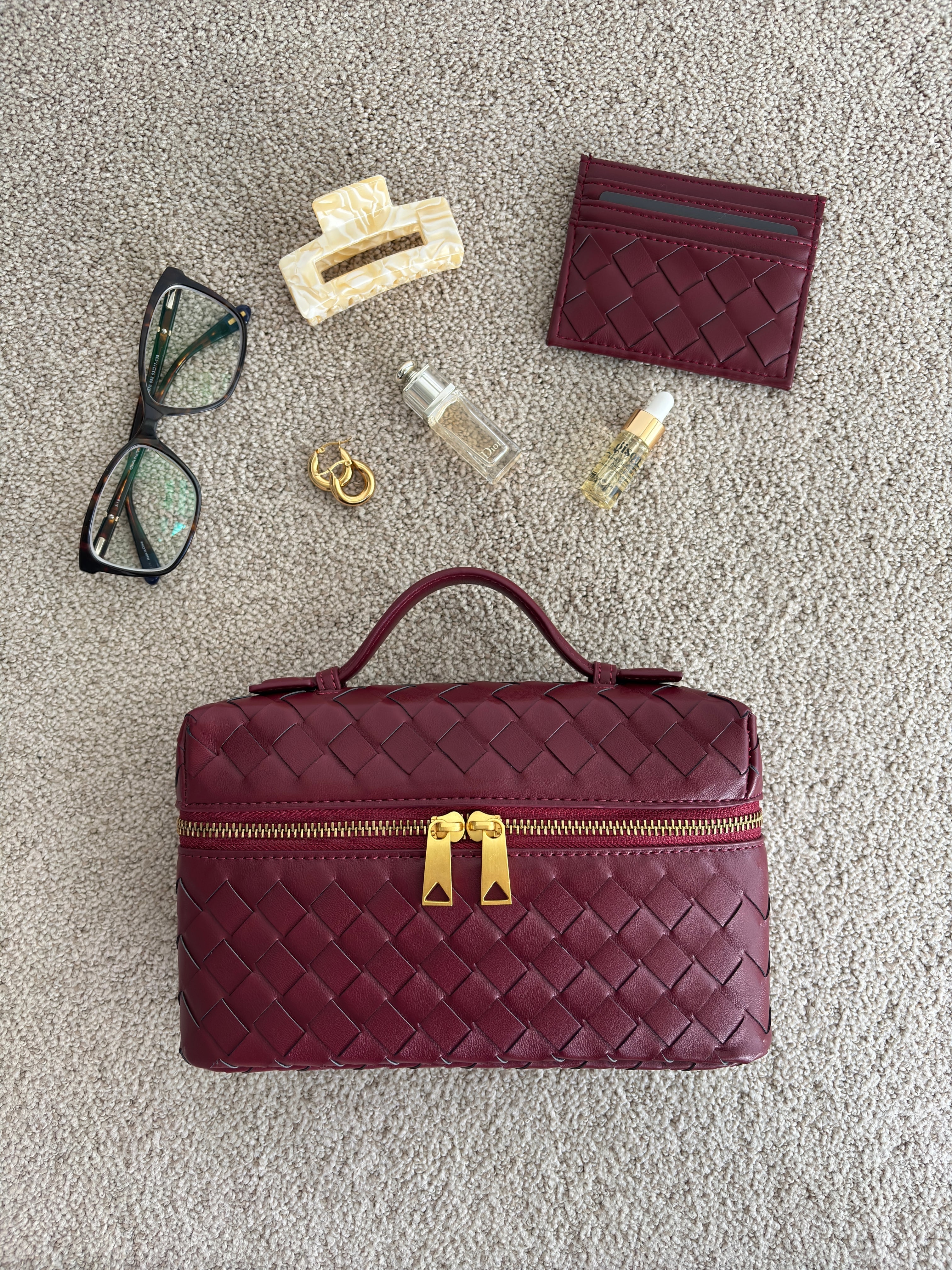 Alessandra™ | Borsa Woven Strutturata Lucida