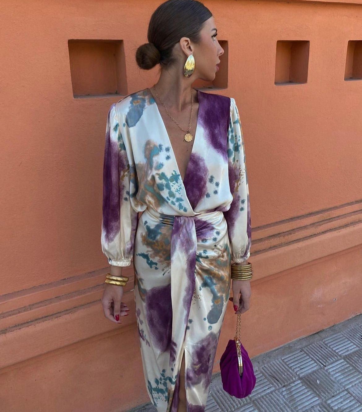 Elena | Abito Elegante con Scollo a V