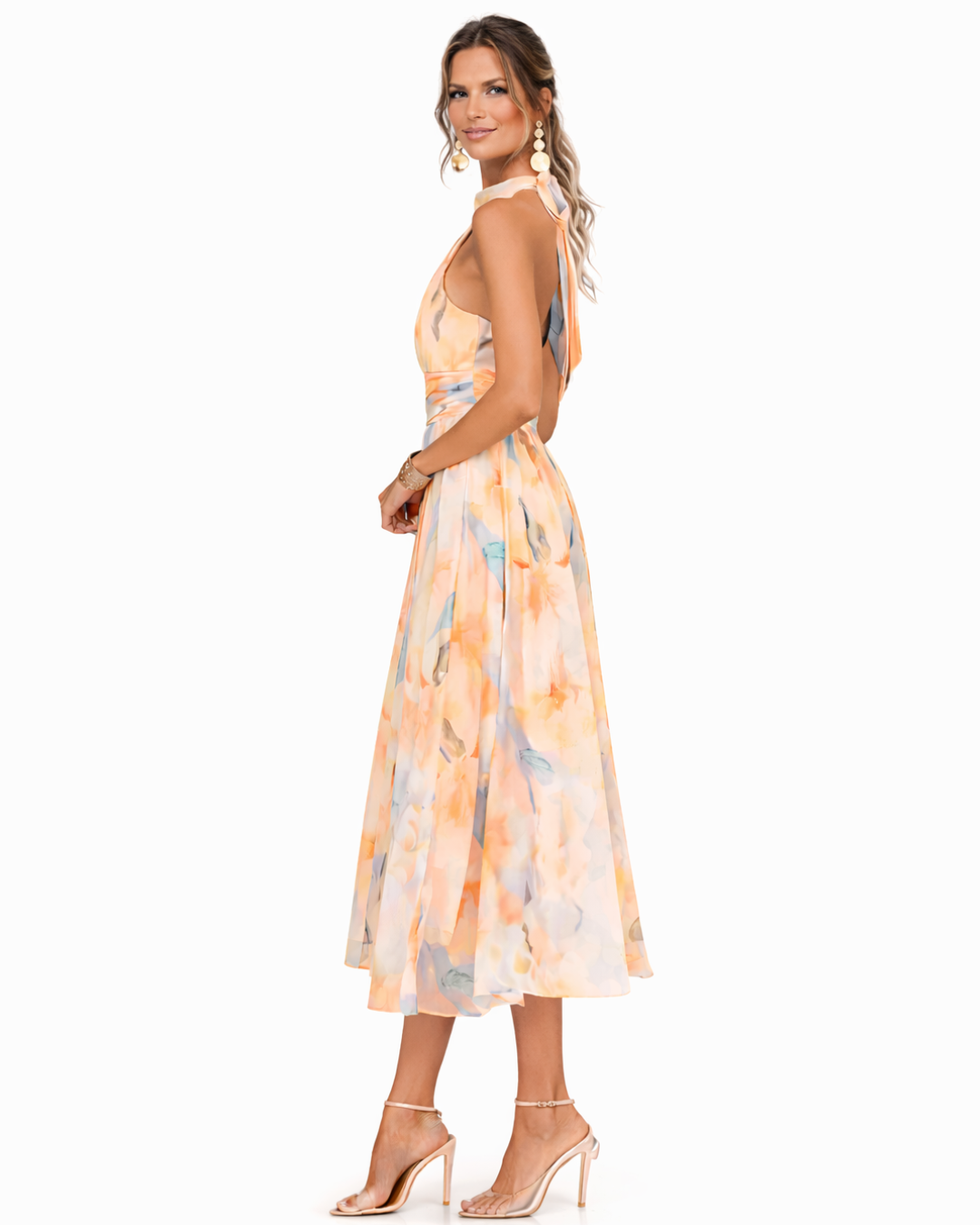 Aria | Abito Maxi Elegante con Scollo Halter