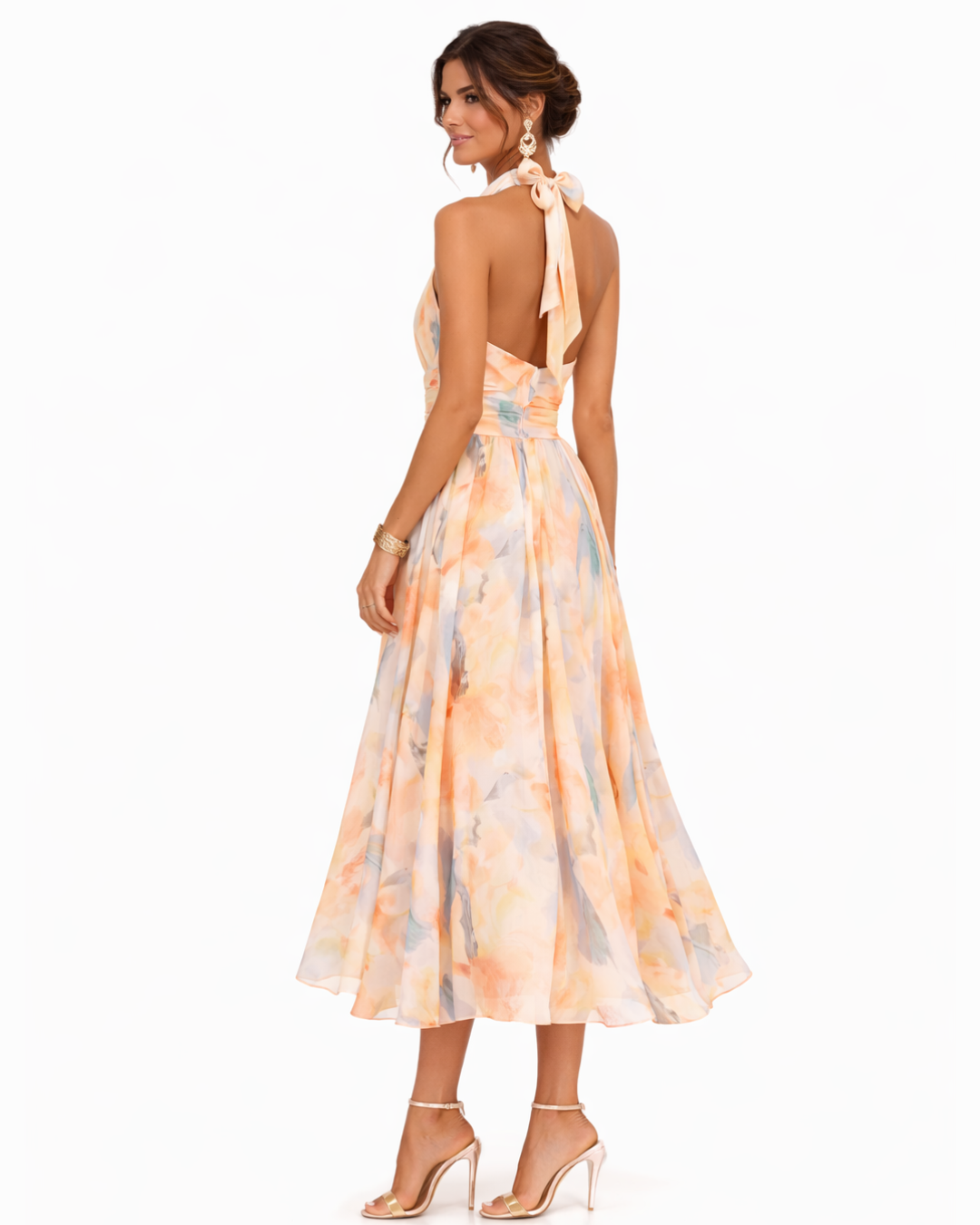 Aria | Abito Maxi Elegante con Scollo Halter