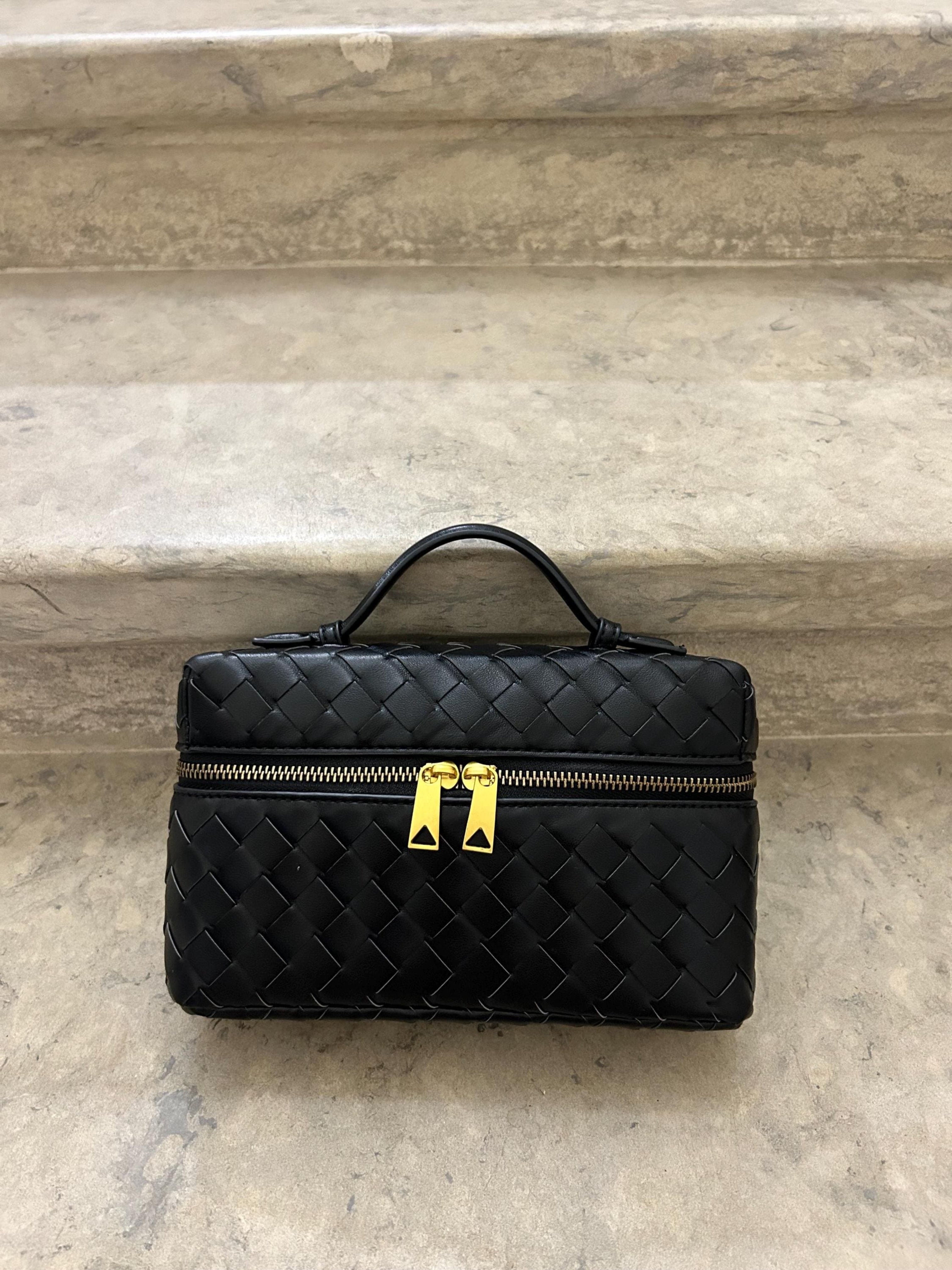 Alessandra™ | Borsa Woven Strutturata Lucida