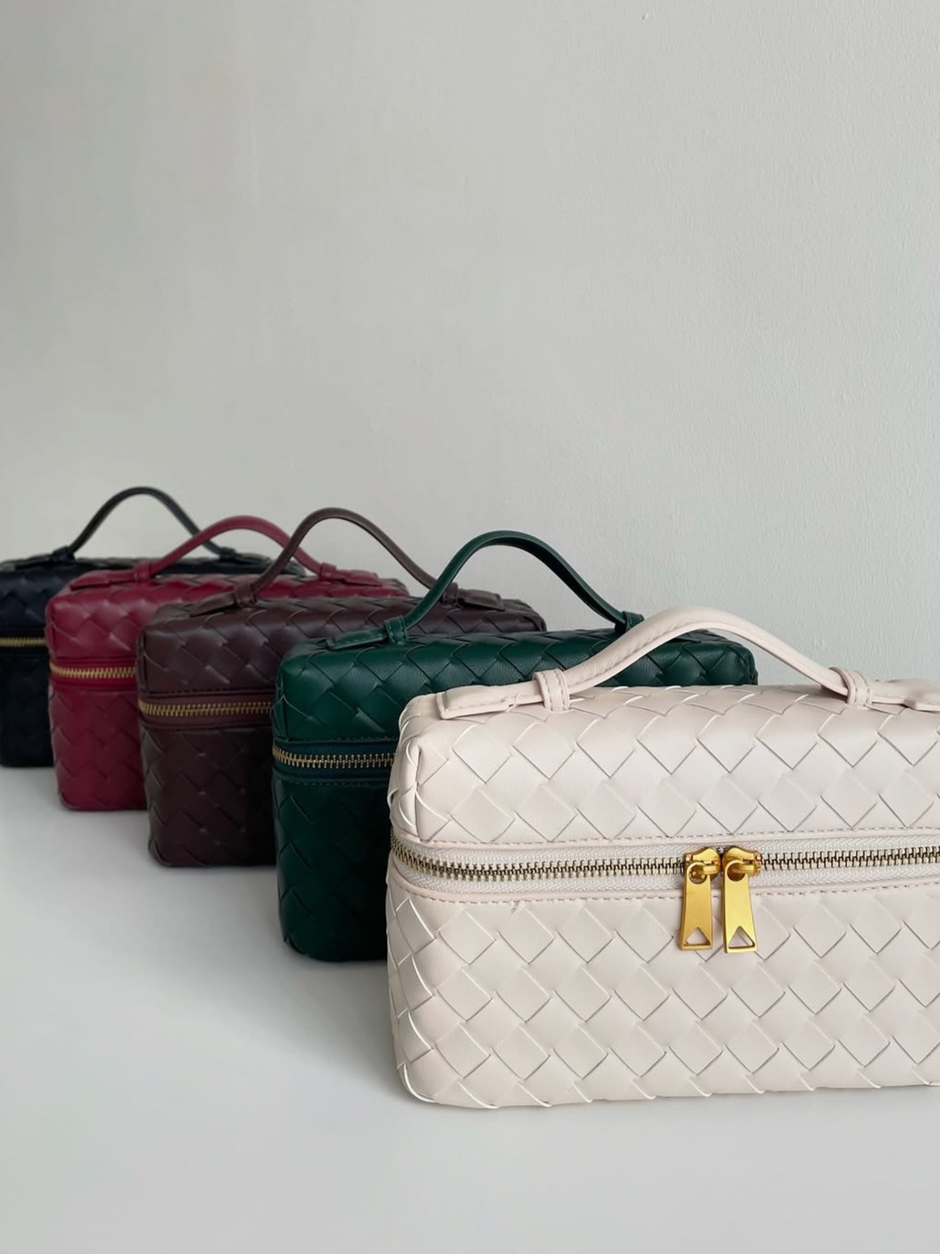 Alessandra™ | Borsa Woven Strutturata Lucida