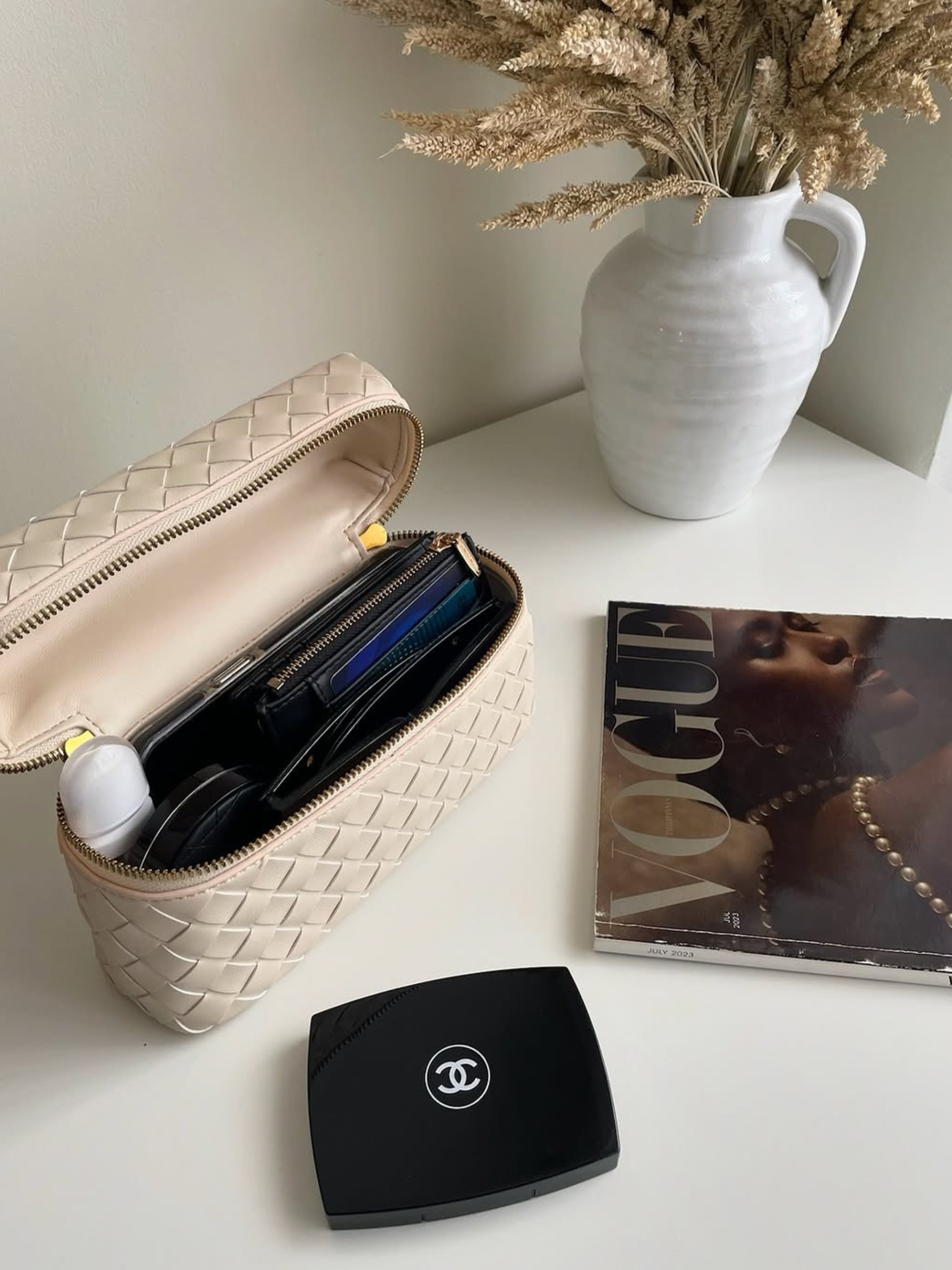 Alessandra™ | Borsa Woven Strutturata Lucida