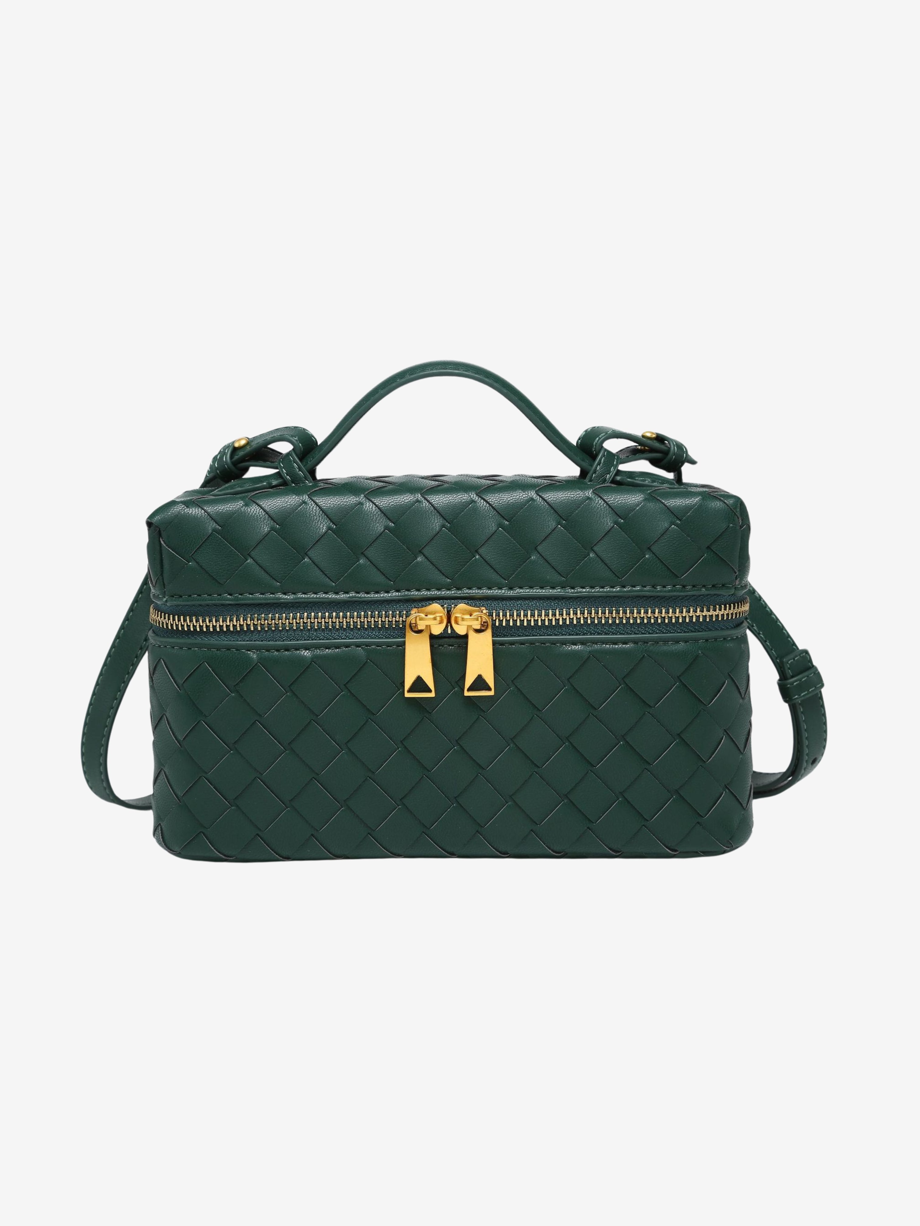 Alessandra™ | Borsa Woven Strutturata Lucida
