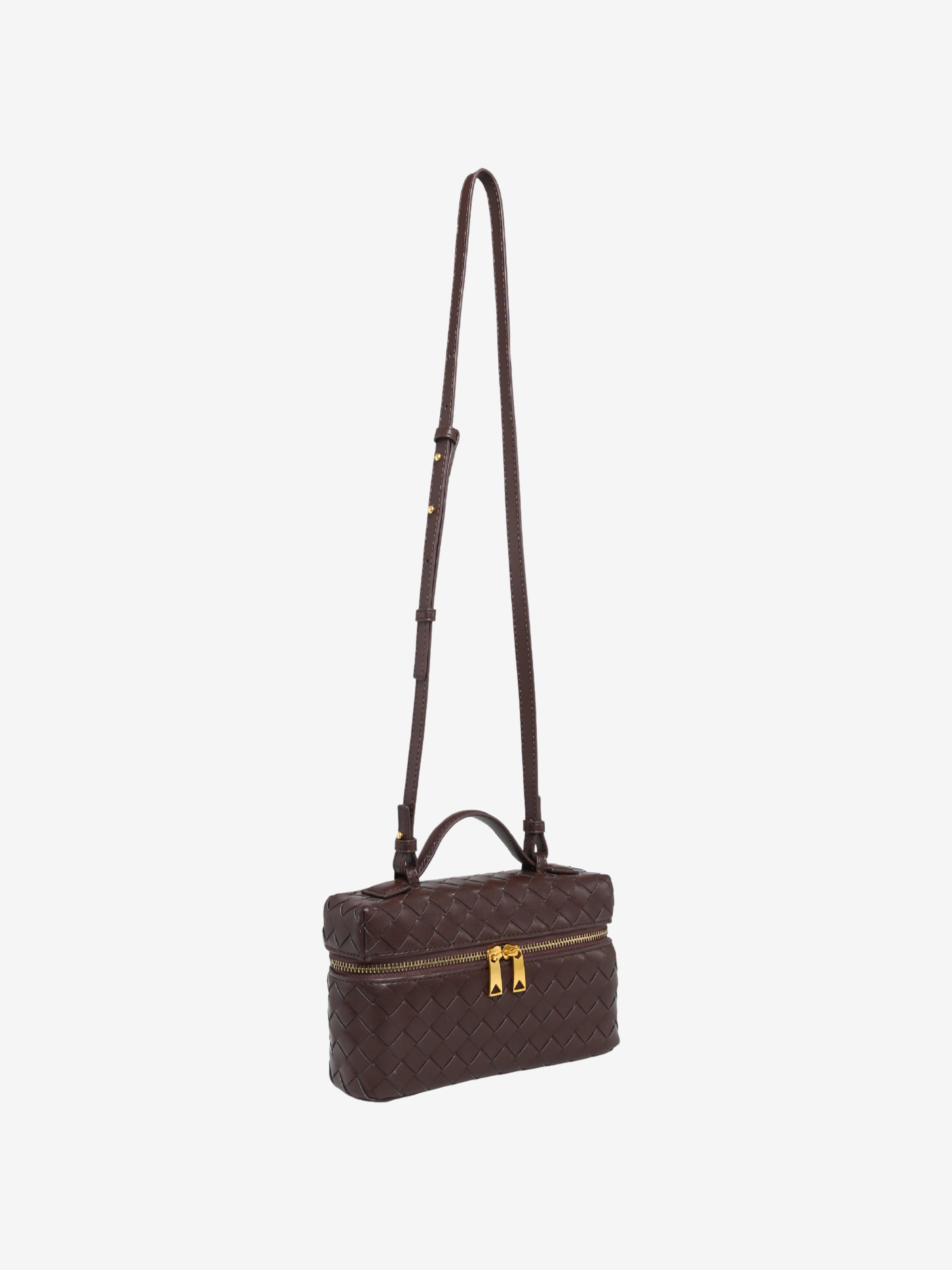 Alessandra™ | Borsa Woven Strutturata Lucida
