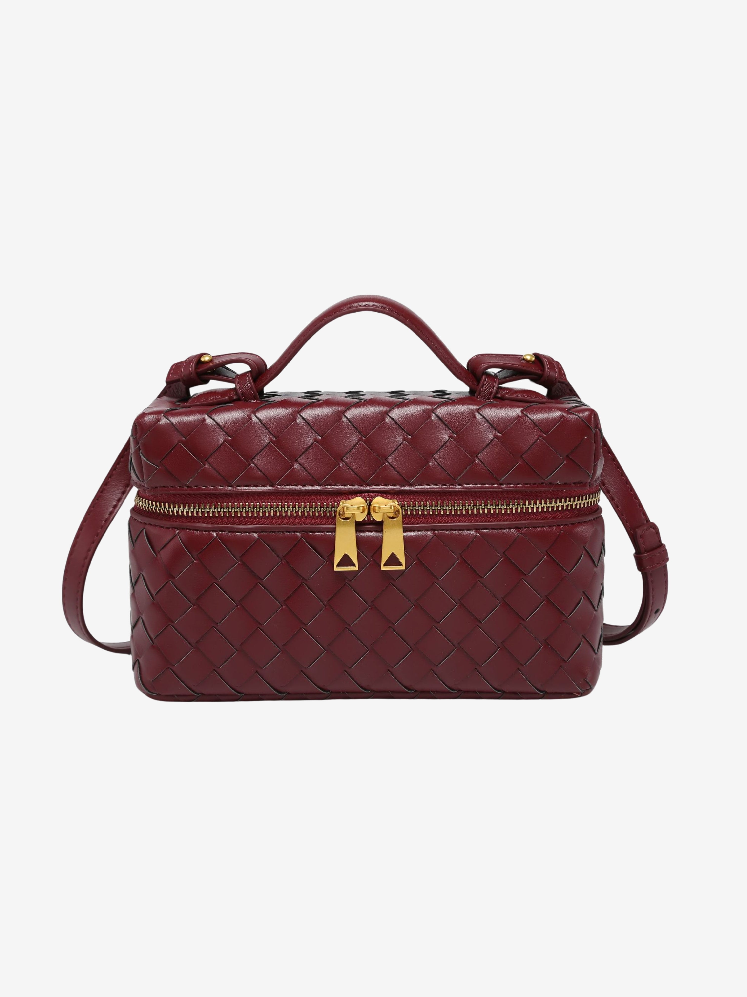 Alessandra™ | Borsa Woven Strutturata Lucida