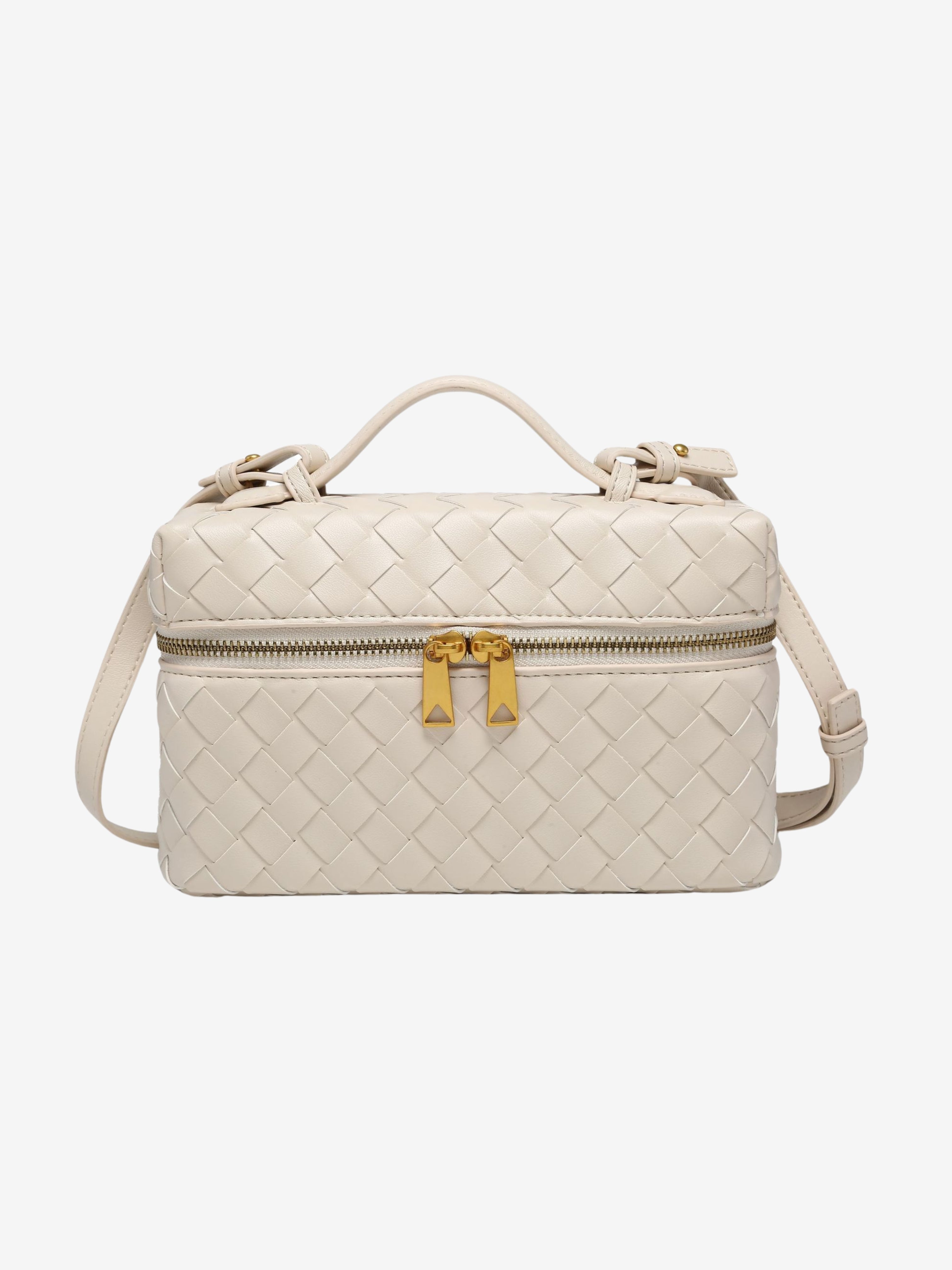 Alessandra™ | Borsa Woven Strutturata Lucida