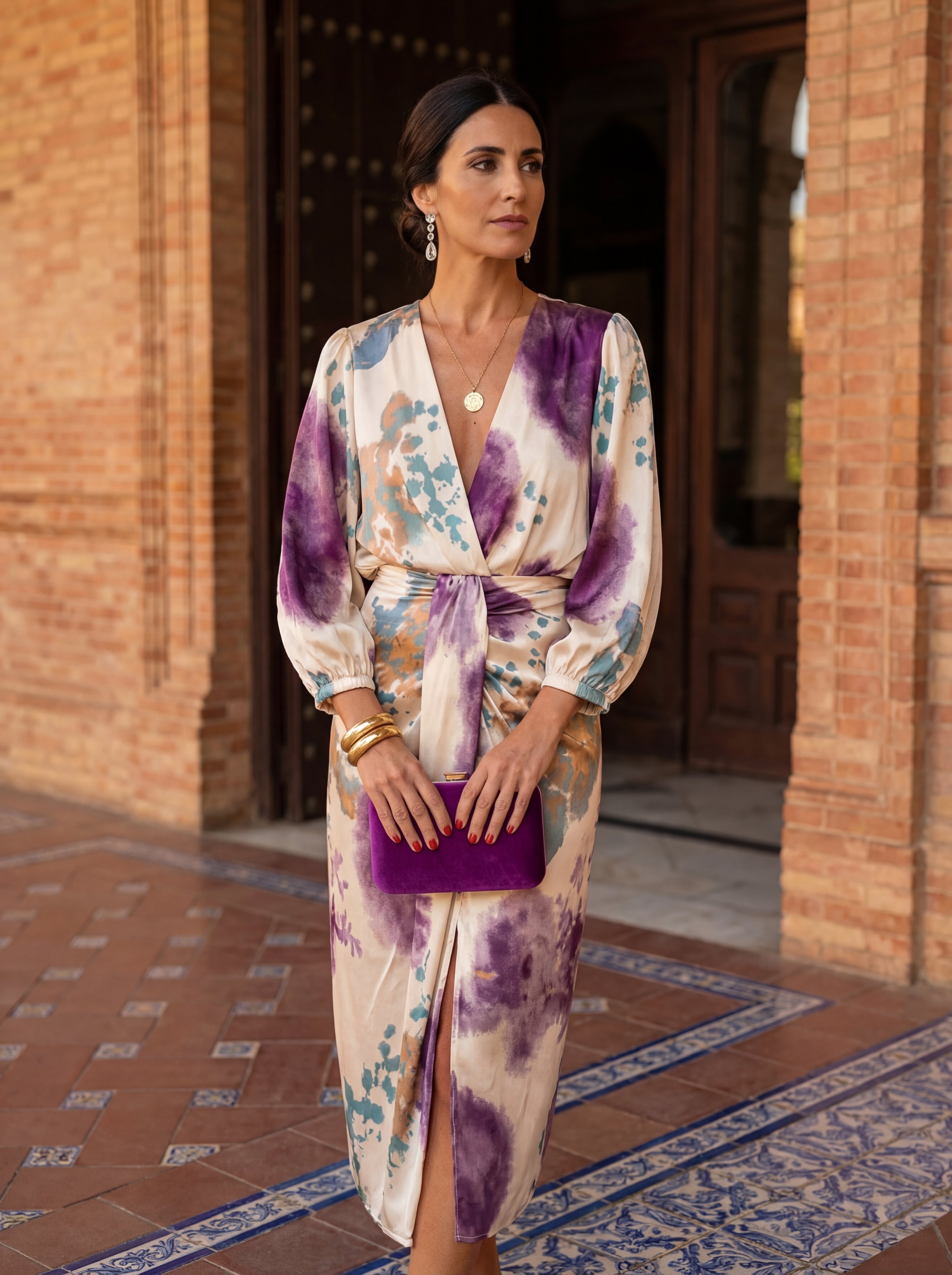 Elena | Abito Elegante con Scollo a V