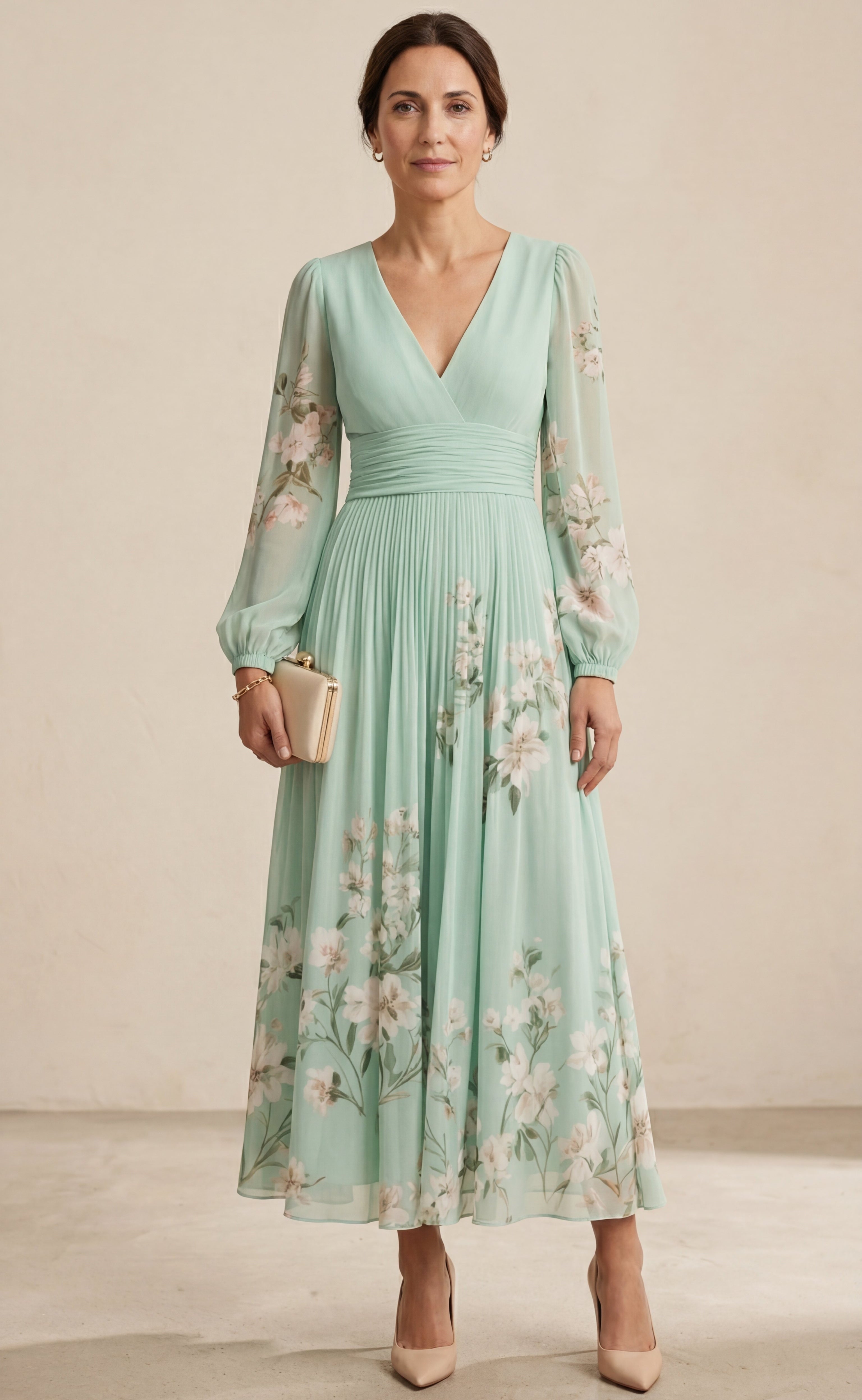 Corallo | Abito maxi