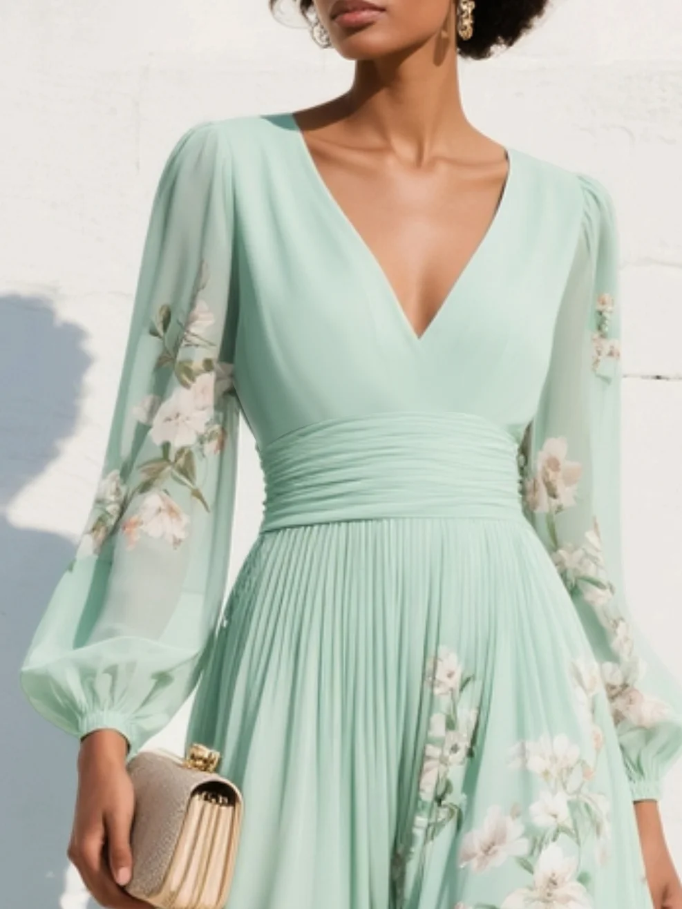 Corallo | Abito maxi