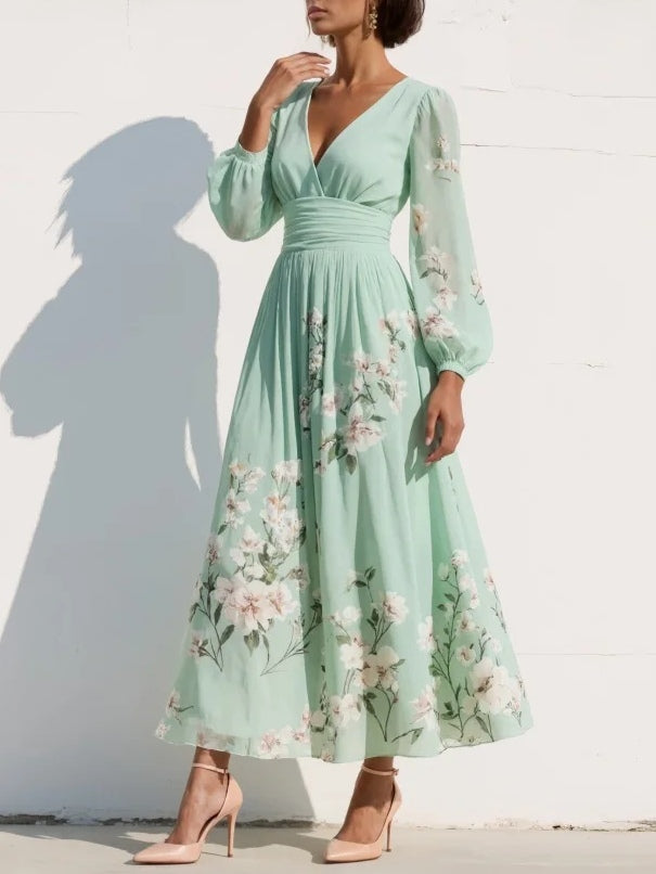 Corallo | Abito maxi