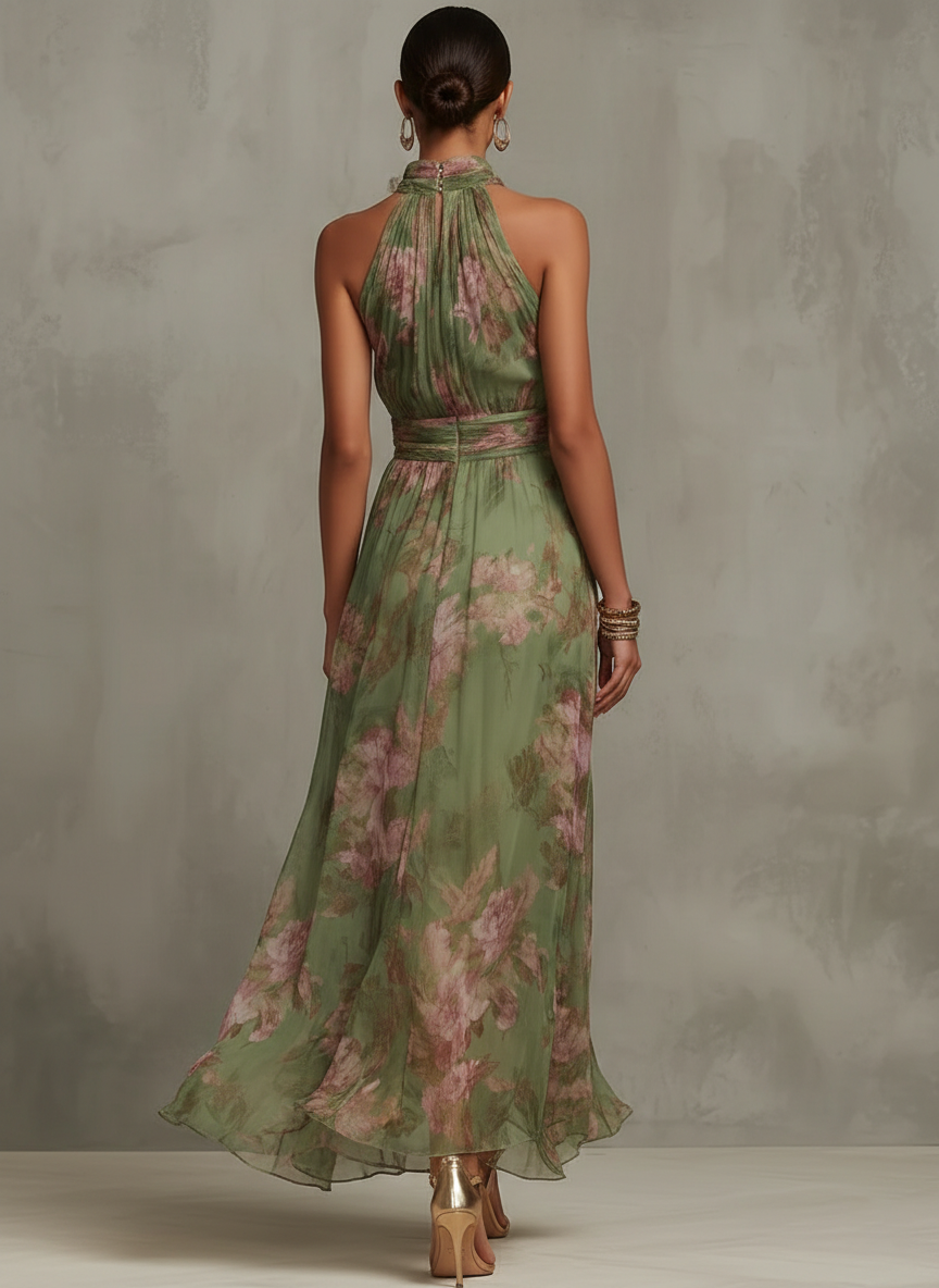 Alessia | Abito Floreale Elegante